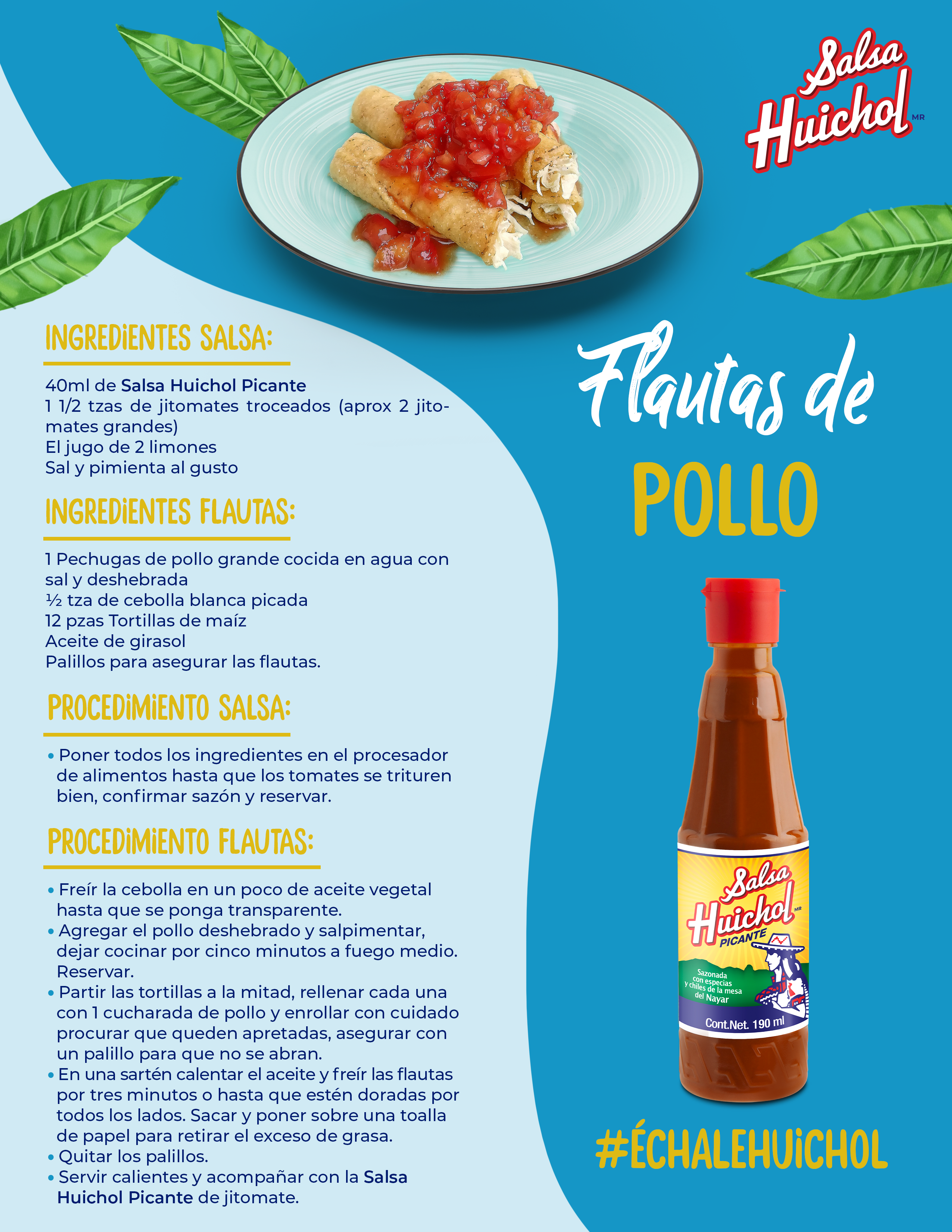 SALSA HUICHOL: Magnífico sabor - Recetas