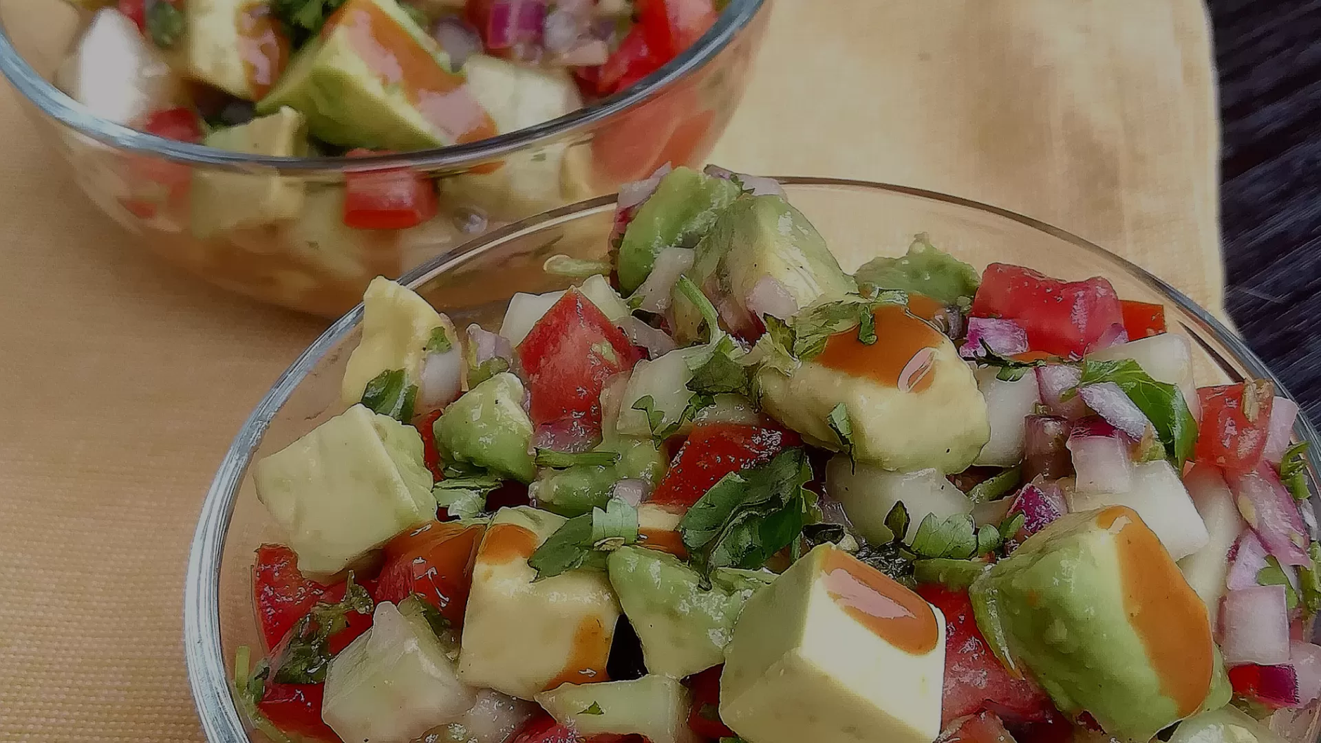 coctel fresco de aguacate Salsa Huichol